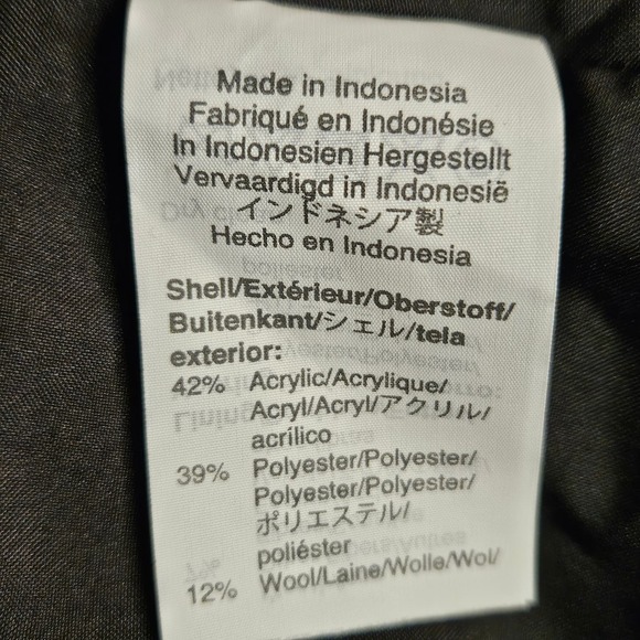 J‎ Crew Blue/Black/Silver Tweed Pencil Skirt Knee Length Size 0 - Picture 6 of 7